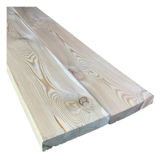 Доска террасная лиственница гладкая 28*142*4000, сорт ВС (0,568м2)