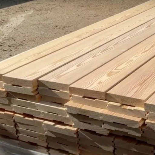 Доска террасная лиственница гладкая 34*140*5000, сорт Э (0,7м2)