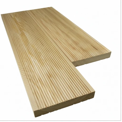 Доска террасная лиственница вельвет 45*142*5000, сорт ВС (0,71м2)