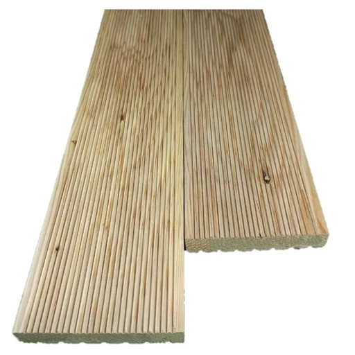 Доска террасная лиственница вельвет 28*120*2500, сорт АВС (0,3м2)