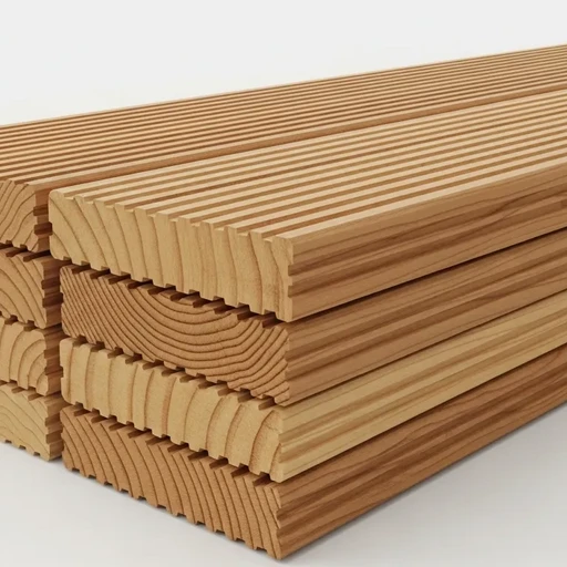 Доска террасная лиственница вельвет 45*190*2000, сорт Э (0,38м2)