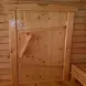 Дверь 40*600*1750 хвоя банная коробка на клиньях